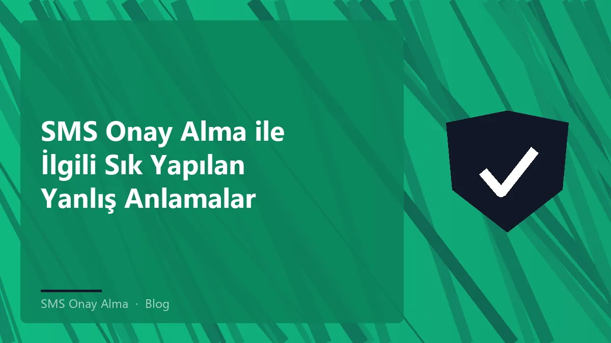 SMS onay alma süreci hakkında bilgi veren görsel